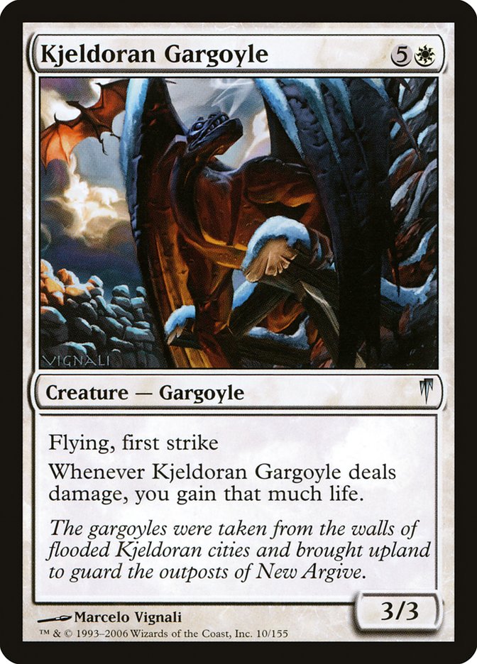 Magic the Gathering Card - Kjeldoran Gargoyle - MTG Circle