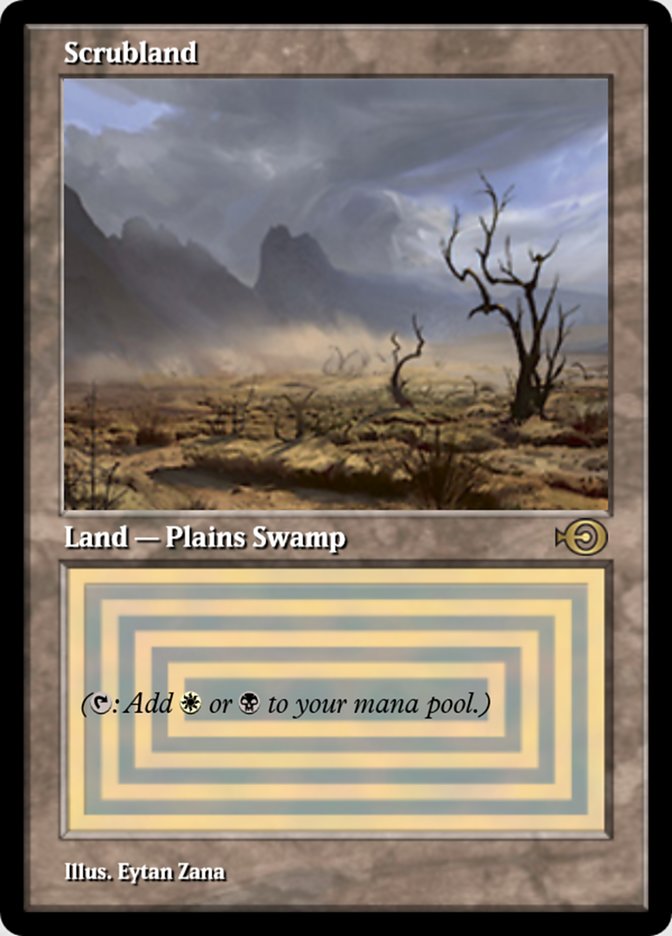 Magic the Gathering Card - Scrubland - MTG Circle