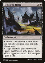 Magic the Gathering Card - Retreat to Hagra - MTG Circle