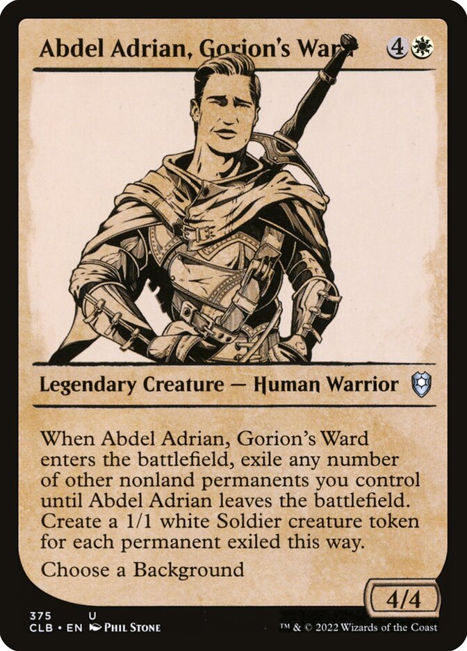Magic the Gathering Card - Abdel Adrian, Gorion's Ward - MTG Circle