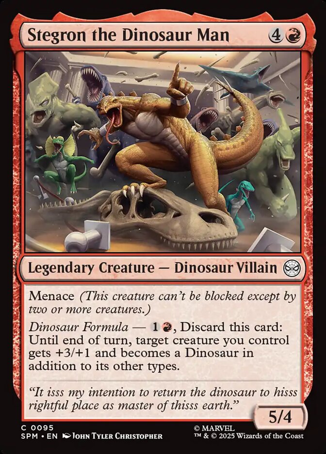 Magic the Gathering Card - Stegron the Dinosaur Man - MTG Circle