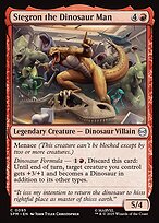Magic the Gathering Card - Stegron the Dinosaur Man - MTG Circle