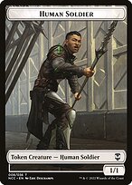 Magic the Gathering Card - Human Soldier - MTG Circle