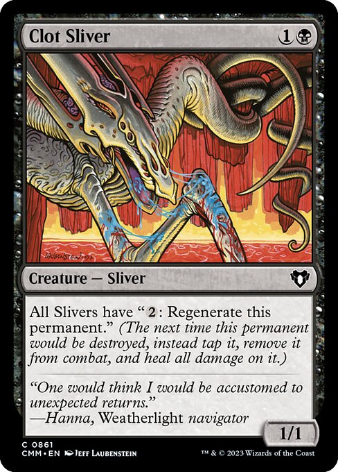 Magic the Gathering Card - Clot Sliver - MTG Circle