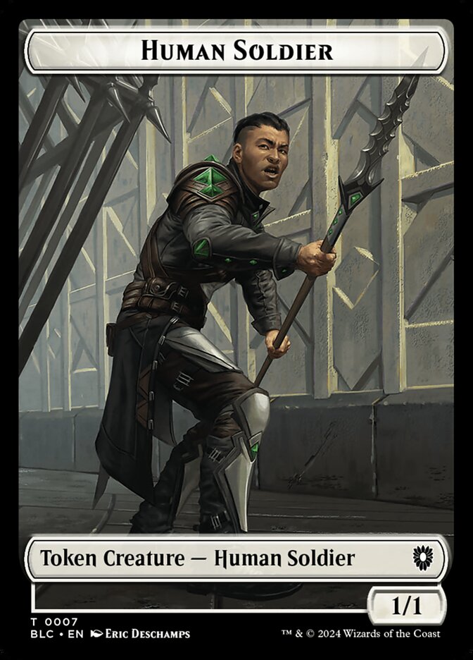 Magic the Gathering Card - Human Soldier - MTG Circle