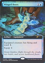 Magic the Gathering Card - Winged Boots - MTG Circle