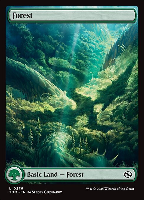 Magic the Gathering Card - Forest - MTG Circle