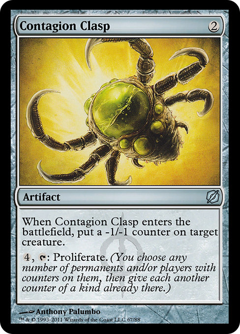 Magic the Gathering Card - Contagion Clasp - MTG Circle