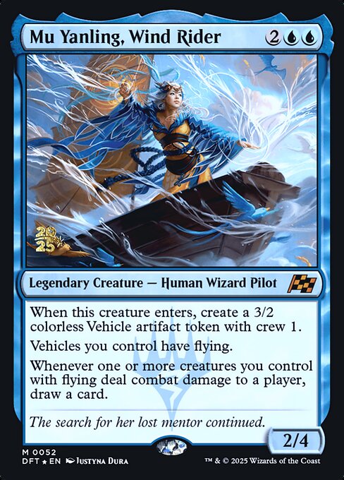 Magic the Gathering Card - Mu Yanling, Wind Rider - MTG Circle