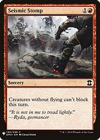 Magic the Gathering Card - Seismic Stomp - MTG Circle