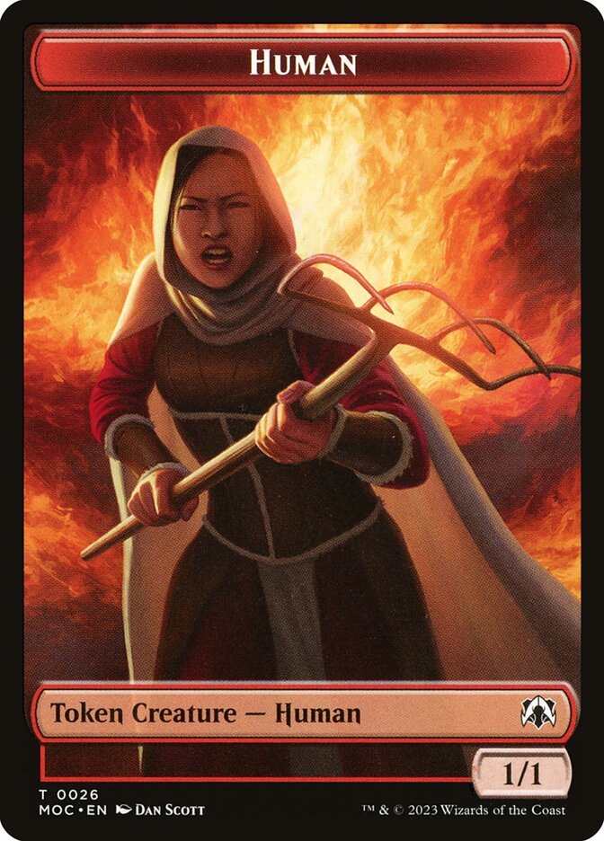 Magic the Gathering Card - Human - MTG Circle