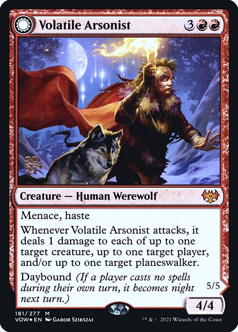 Magic the Gathering Card - Volatile Arsonist - MTG Circle