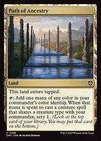 Magic the Gathering Card - Path of Ancestry - MTG Circle