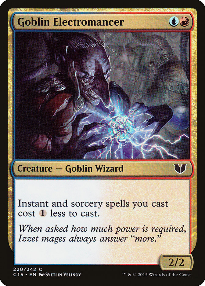 Magic the Gathering Card - Goblin Electromancer - MTG Circle