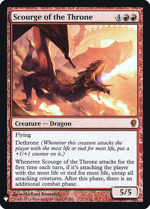 Magic the Gathering Card - Scourge of the Throne - MTG Circle