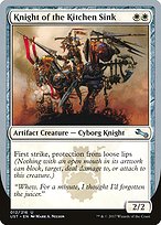 Magic the Gathering Card - Knight of the Kitchen Sink - MTG Circle
