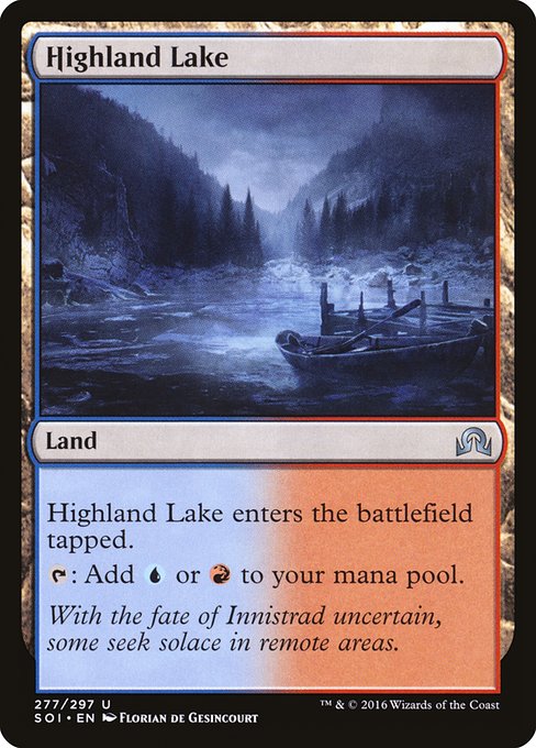 Magic the Gathering Card - Highland Lake - MTG Circle