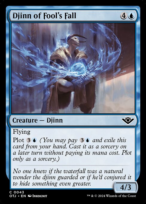 Magic the Gathering Card - Djinn of Fool's Fall - MTG Circle