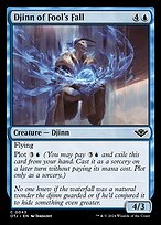 Magic the Gathering Card - Djinn of Fool's Fall - MTG Circle