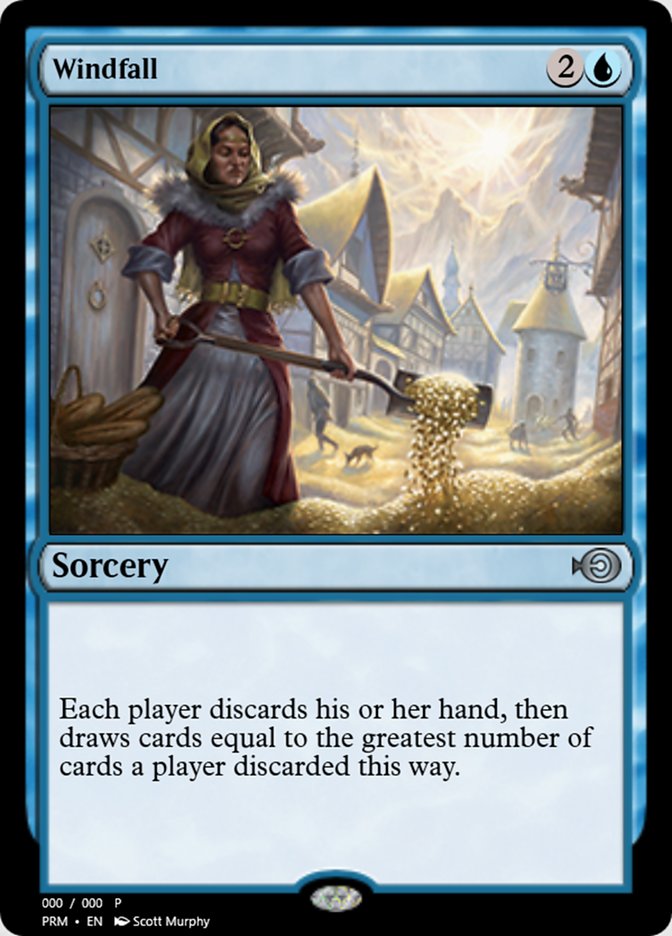 Magic the Gathering Card - Windfall - MTG Circle