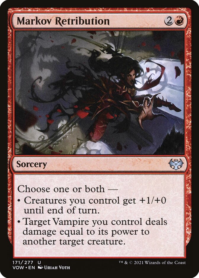 Magic the Gathering Card - Markov Retribution - MTG Circle