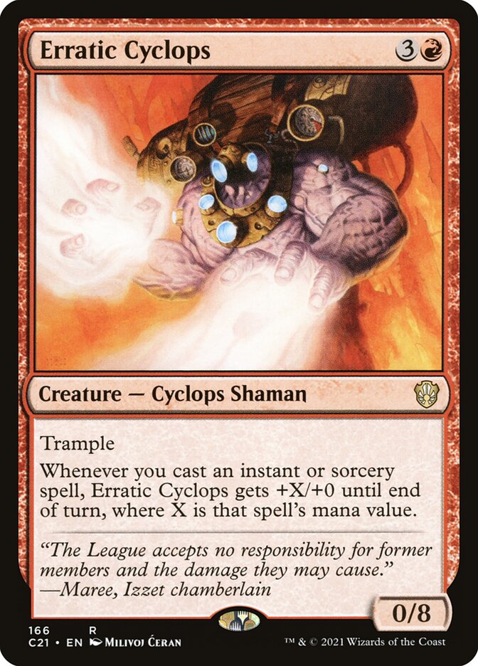Magic the Gathering Card - Erratic Cyclops - MTG Circle