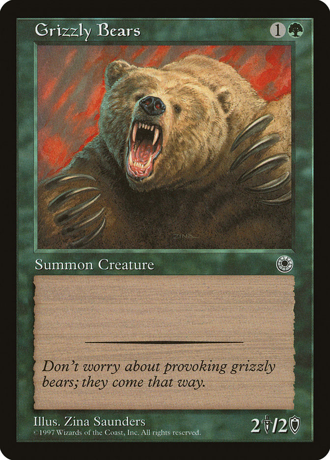 Magic the Gathering Card - Grizzly Bears - MTG Circle