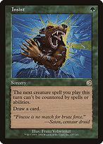 Magic the Gathering Card - Insist - MTG Circle