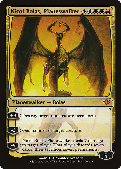 Magic the Gathering Card - Nicol Bolas, Planeswalker - MTG Circle