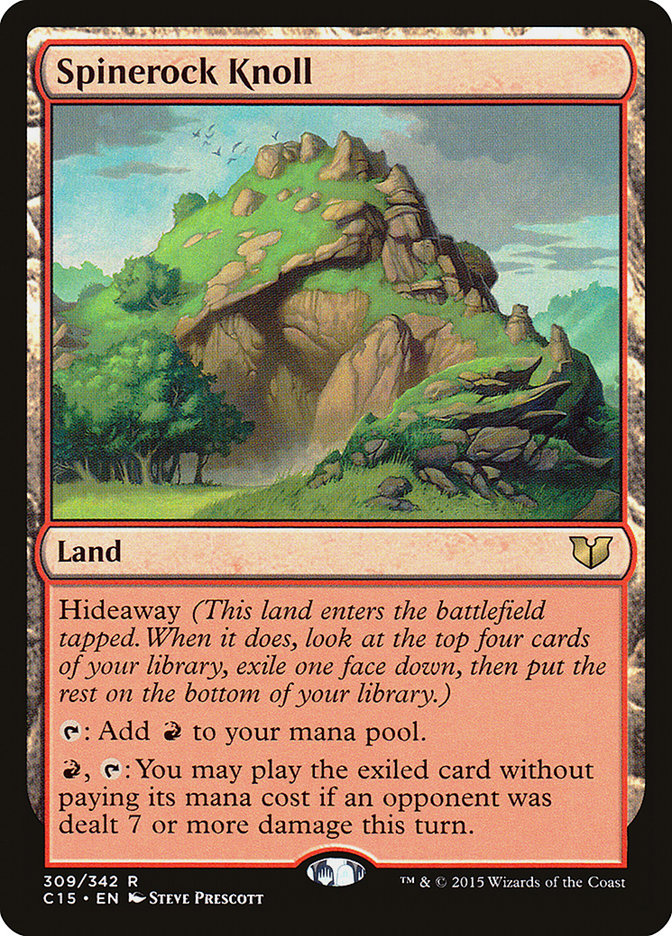 Magic the Gathering Card - Spinerock Knoll - MTG Circle