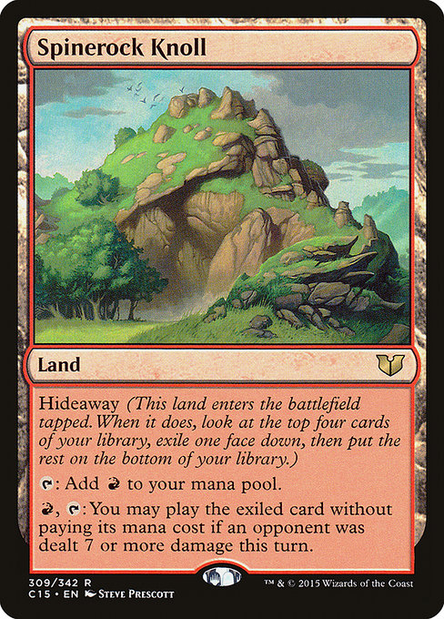 Magic the Gathering Card - Spinerock Knoll - MTG Circle