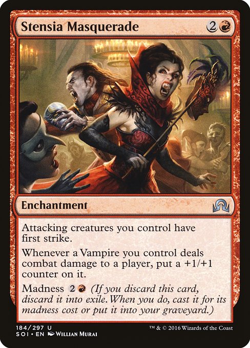 Magic the Gathering Card - Stensia Masquerade - MTG Circle
