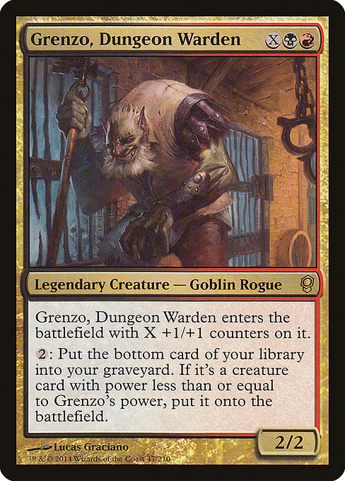 Magic the Gathering Card - Grenzo, Dungeon Warden - MTG Circle