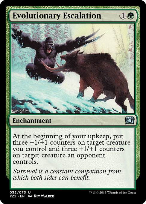 Magic the Gathering Card - Evolutionary Escalation - MTG Circle