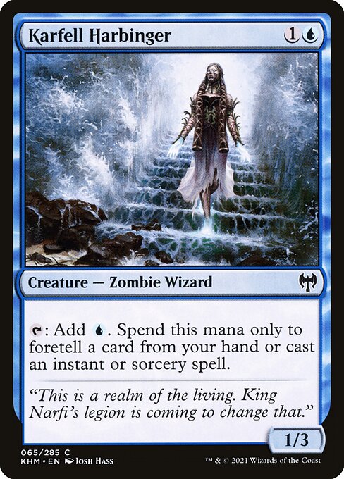 Magic the Gathering Card - Karfell Harbinger - MTG Circle