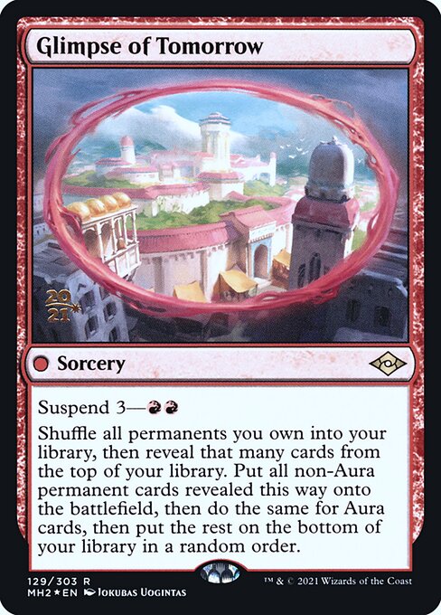 Magic the Gathering Card - Glimpse of Tomorrow - MTG Circle
