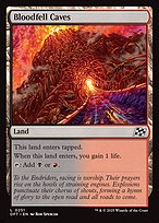 Magic the Gathering Card - Bloodfell Caves - MTG Circle