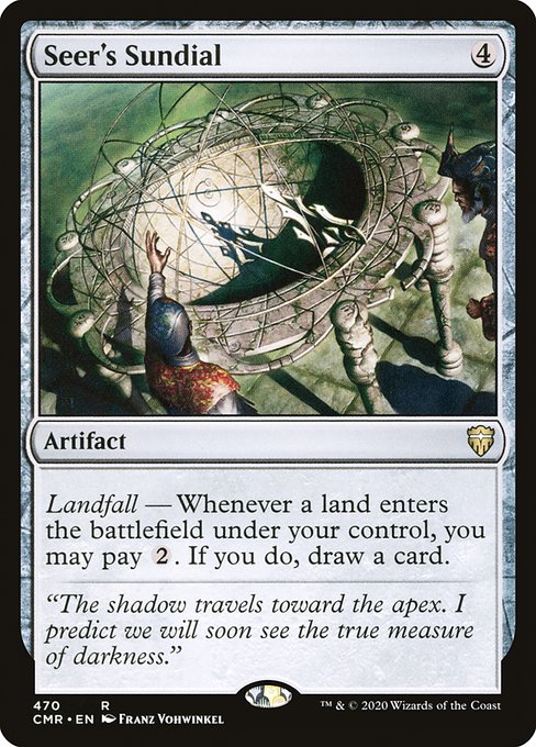 Magic the Gathering Card - Seer's Sundial - MTG Circle