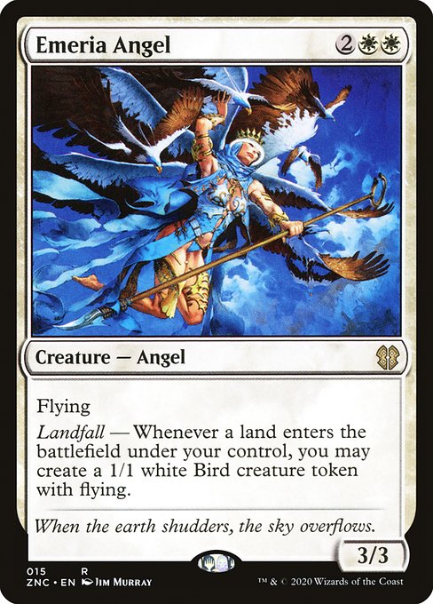 Magic the Gathering Card - Emeria Angel - MTG Circle