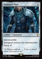 Magic the Gathering Card - Darksteel Plate - MTG Circle