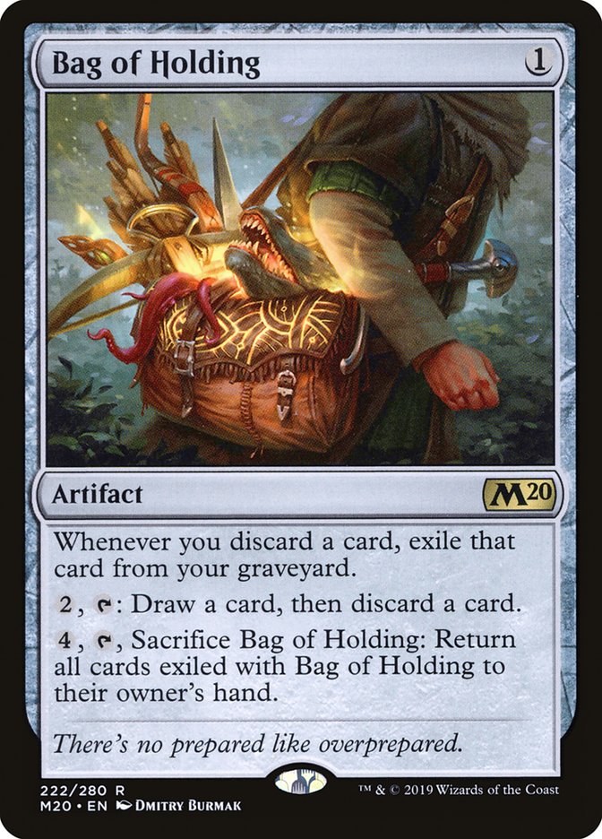 Magic the Gathering Card - Bag of Holding - MTG Circle