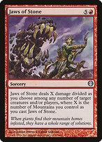 Magic the Gathering Card - Jaws of Stone - MTG Circle