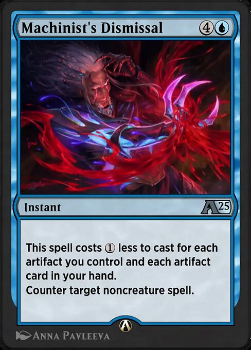 Magic the Gathering Card - Machinist's Dismissal - MTG Circle