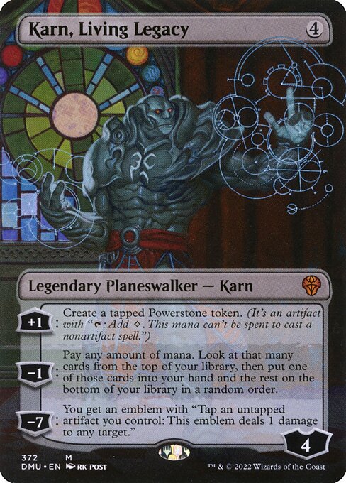 Magic the Gathering Card - Karn, Living Legacy - MTG Circle