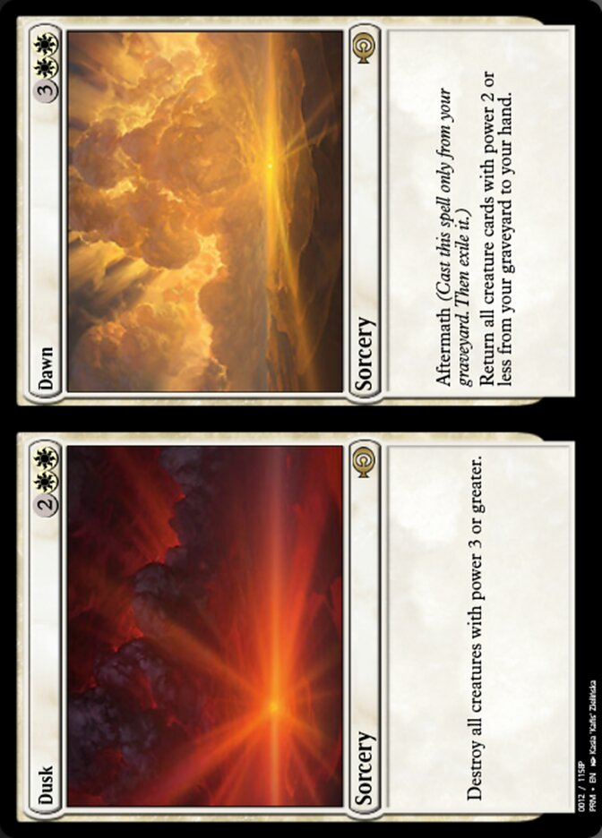 Magic the Gathering Card - Dusk // Dawn - MTG Circle