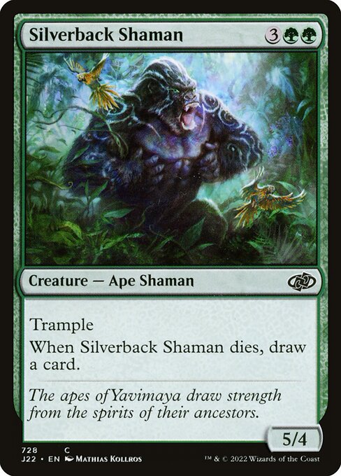 Magic the Gathering Card - Silverback Shaman - MTG Circle