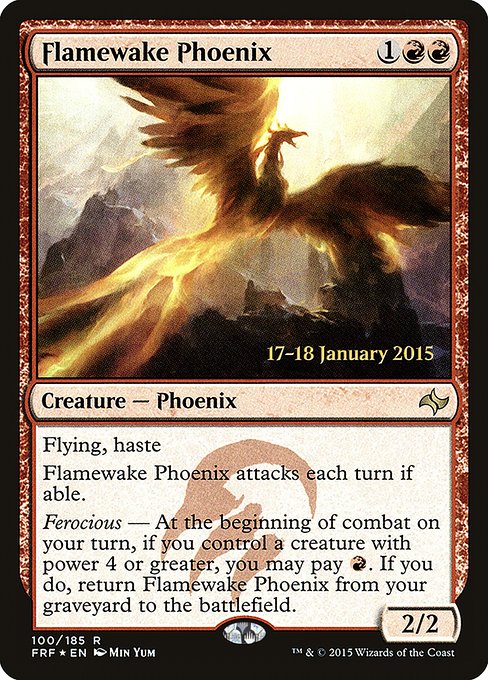 Magic the Gathering Card - Flamewake Phoenix - MTG Circle