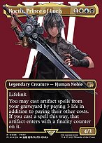 Magic the Gathering Card - Noctis, Prince of Lucis - MTG Circle