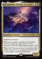 Magic the Gathering Card - Syr Vondam, Sunstar Exemplar - MTG Circle