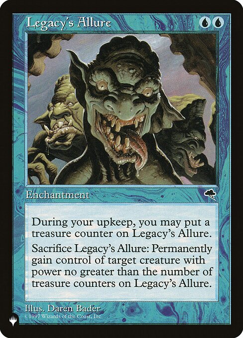 Magic the Gathering Card - Legacy's Allure - MTG Circle